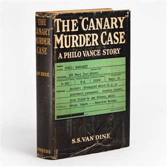 VAN DINE, S.S. The Canary Murder Case.